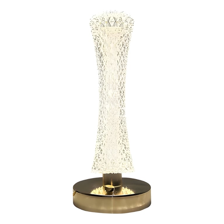 Abajur de Cristal Moderno 16 Cores