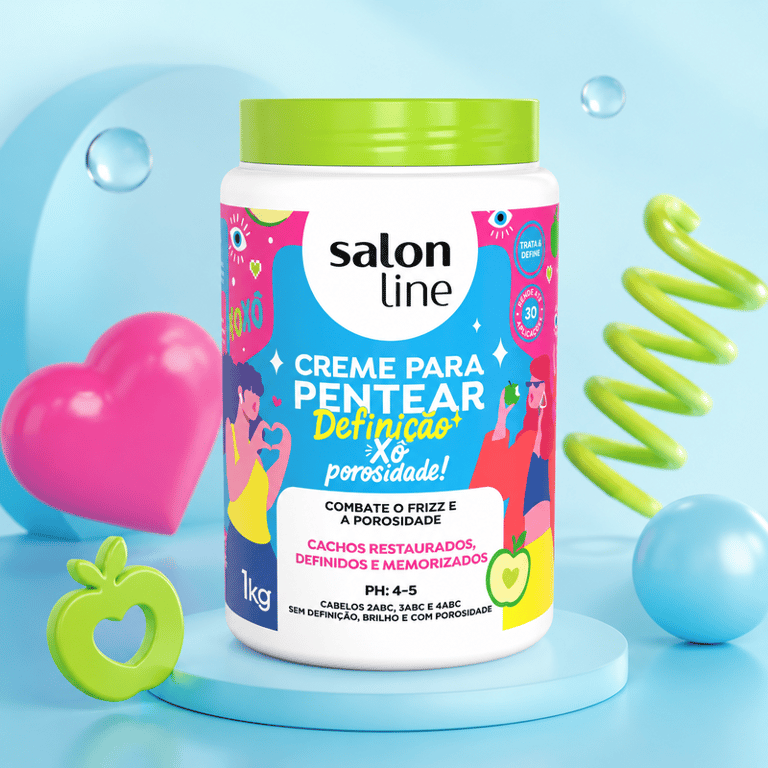 Creme Para Pentear Definição Xô Porosidade! Salon Line 1kg