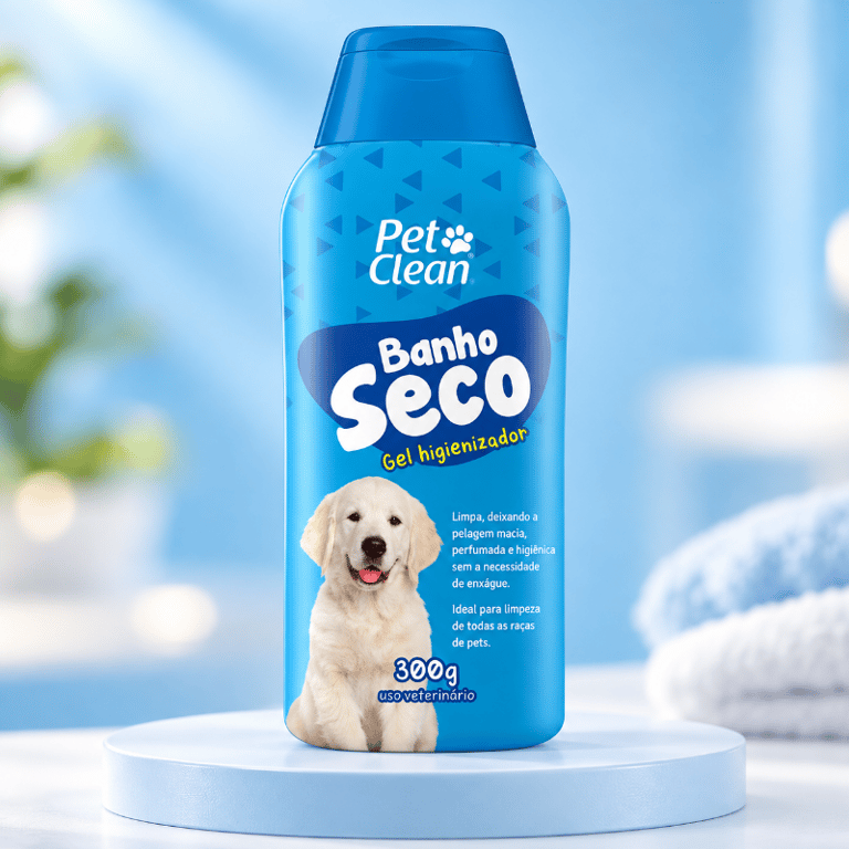 Gel Higienizador Banho A Seco Para Pets 300g