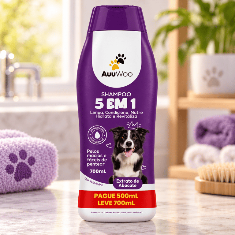 Shampoo Pet 5 Em 1 Com Extrato De Abacate 700ml