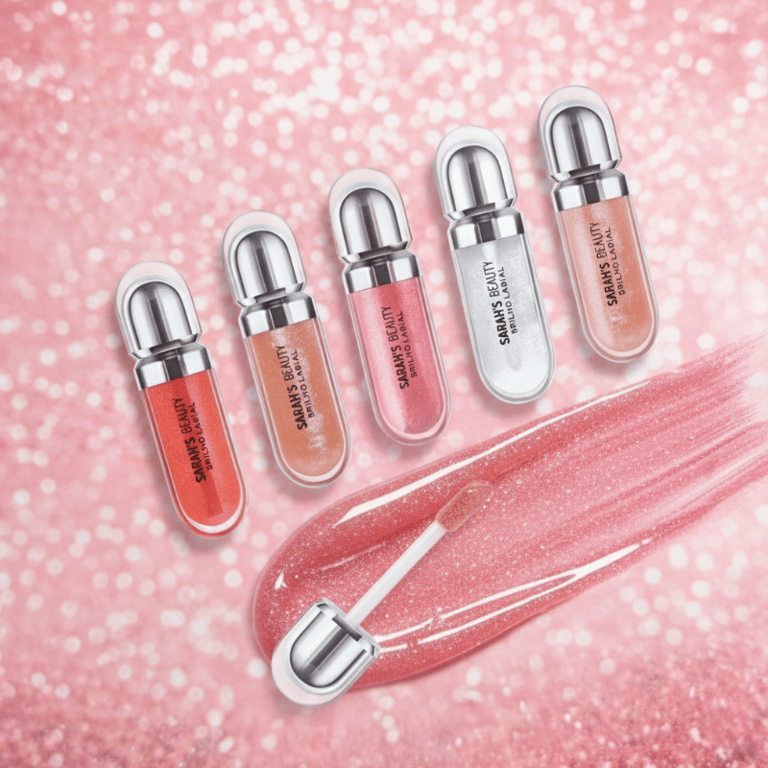 Brilho Labial Com Glitter Sarah's Beauty 8,5ml
