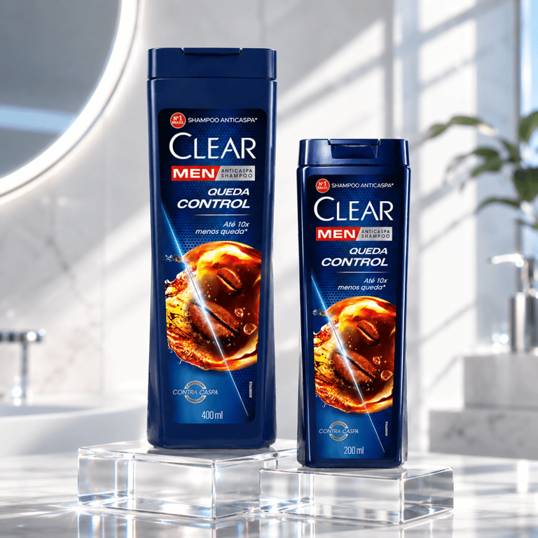 Shampoo Anticaspa Queda Control Clear Men