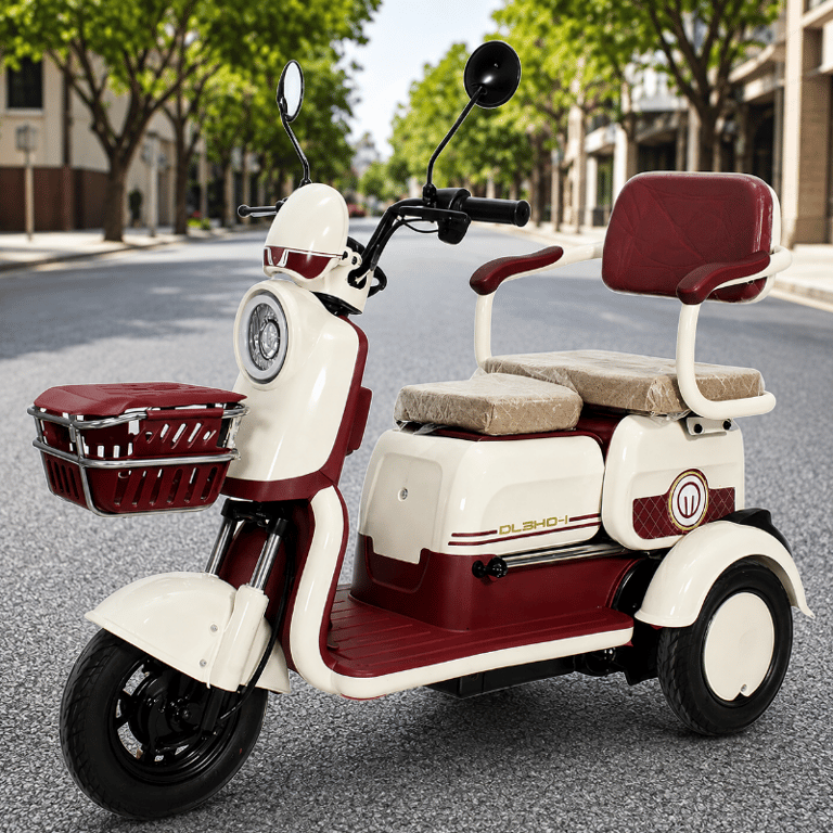 TRICICLO FENIX Eletrico 1000W 72V 20Ah Velocidade Máx Até 30Km/h Capacidade De Carga 200Kg Autonomia 45 A 60Km Por Carga Autopropelido