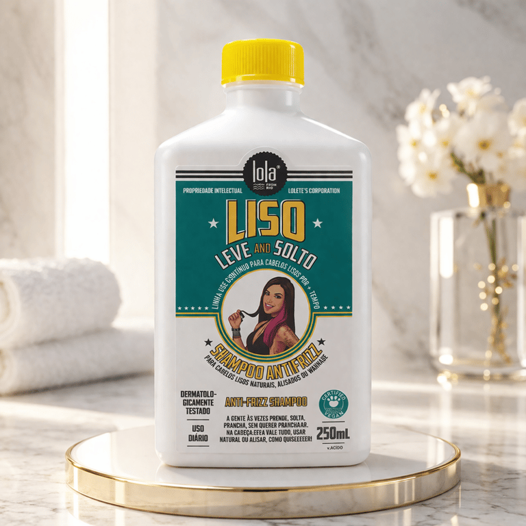 Shampoo Antifrizz Liso Leve and Solto Lola 250ml