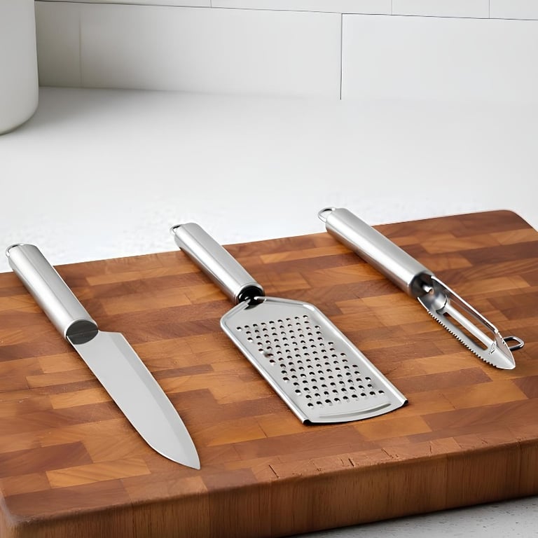 Kit De Utensílios Para Cozinha Com 3 Peças