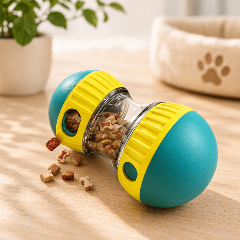 Bolinha Petisqueira Interativa Com Dispenser Para Pets