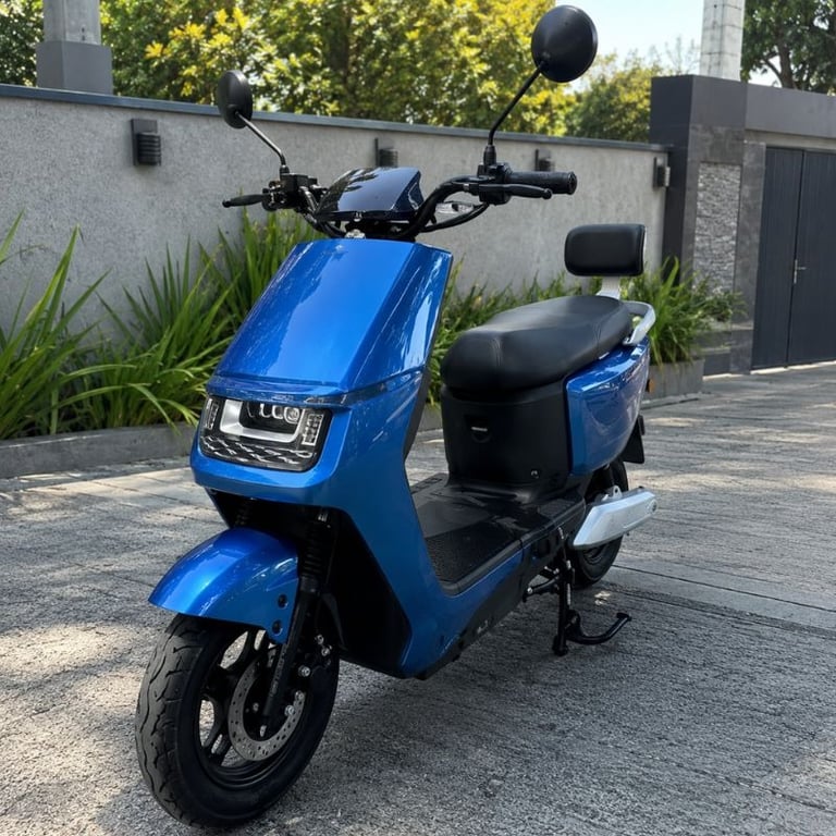 E10 Moto Elétrica ZN Bateria Lítio 1000 Watts 32km Por Hora Autonomia de 45km Por Carga Peso Máximo Suportado 150kg