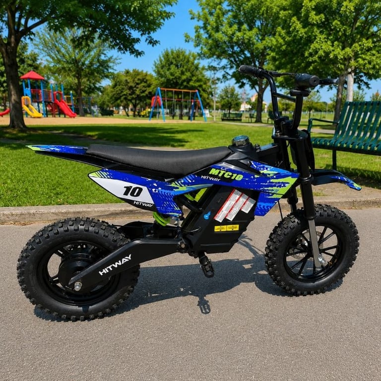 MTC10 Moto Elétrica Infantil Hitway Motor 500 Watts 48V Velocidade Autonomia 25km Peso Máximo Suportado 70Kg Bateria De Lítio