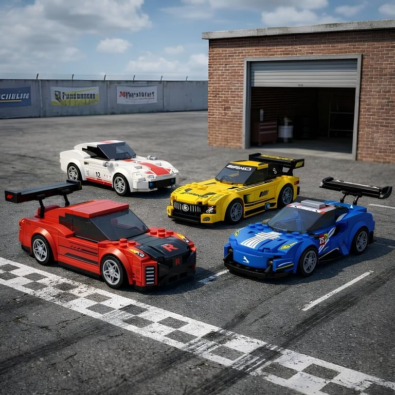 Blocos De Montar Racing Car Escala 1:40 Escolha Seu Modelo