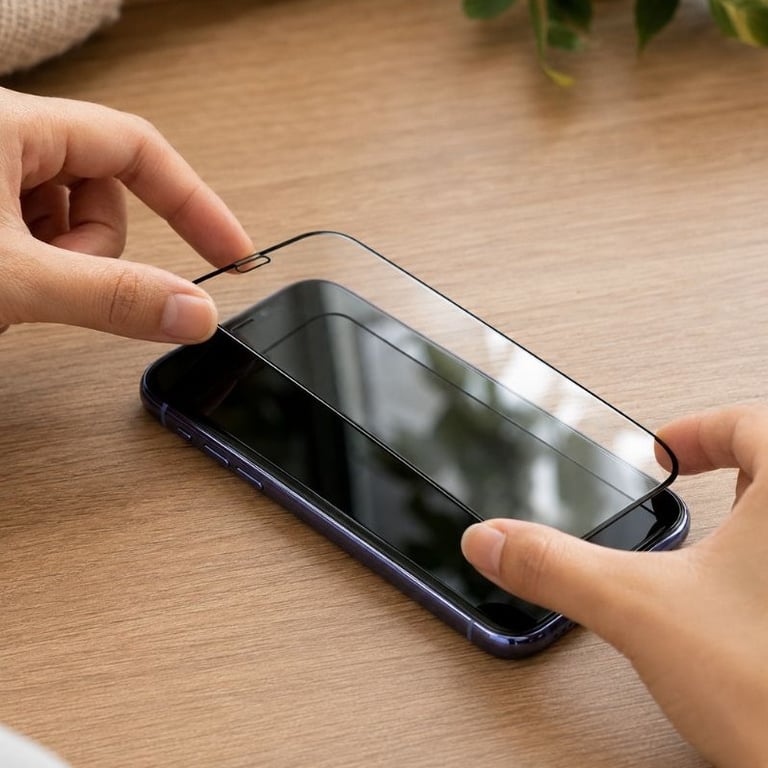 Película De Cerâmica Para iPhone Proteção De Tela Flexível Resistente Contra Riscos Arranhões E Pequenos Impactos Alta Transparência E Sensibilidade Ao Toque