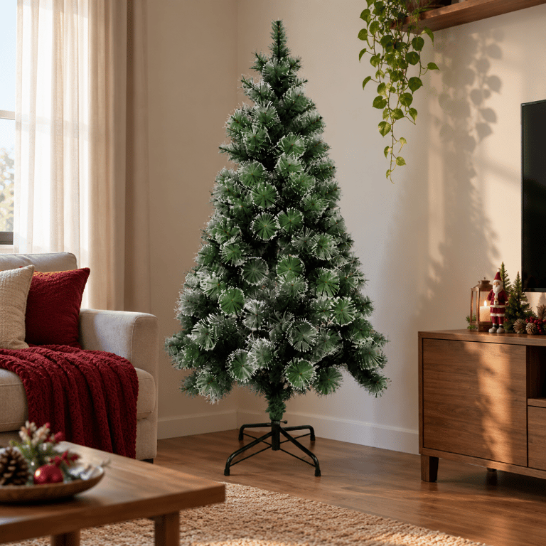 Árvore De Natal Nevada 1,8 Metros Artificial Decorativa