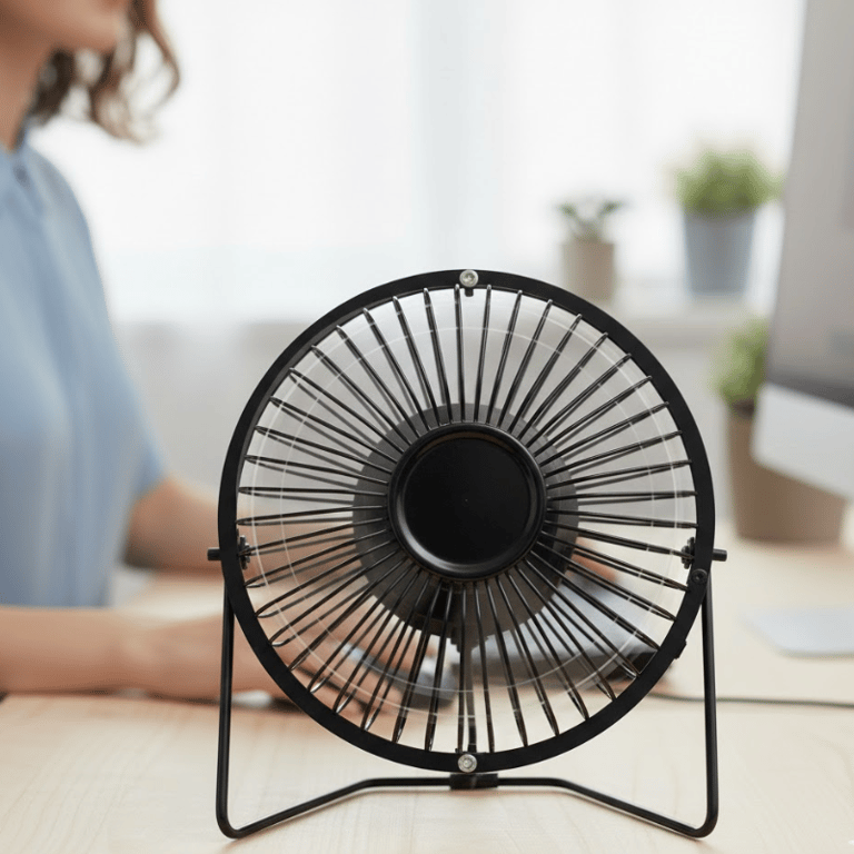Mini Ventilador USB De Mesa Premium Potente E Silencioso