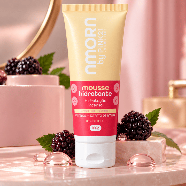 Mousse Hidratante Amora Belle Hidratação Intensa Amora by Pink 21 100g