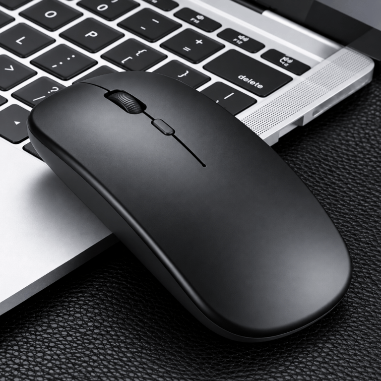 Mouse Sem Fio 2.4GHz  Óptico Ergonômico Com Receptor USB