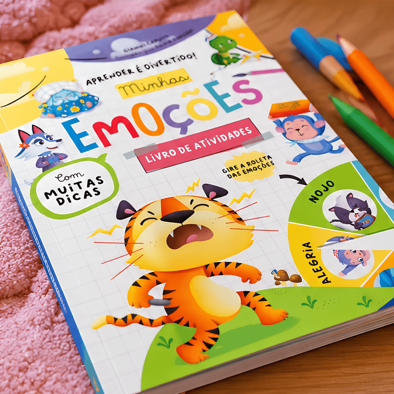 Livro De Atividades Minhas Emoções Infantil Aprender Entender E Respeitar Os Sentimentos Com Atividades E Educativas