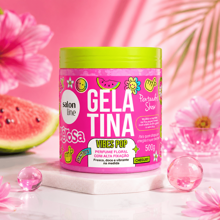 Gelatina Capilar Xêrosa Vibes Pop Salon Line 500g