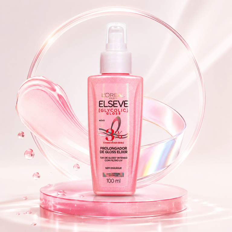 Sérum Prolongador De Gloss Elixir Glycolic Gloss Elseve L’Oréal Paris 100ml