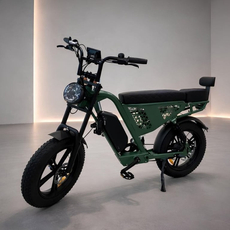 EBA220 Bicicleta Elétrica 1000W Bateria Lítio Autonomia De 50km Por Carga Peso Máximo Suportado De 150kg