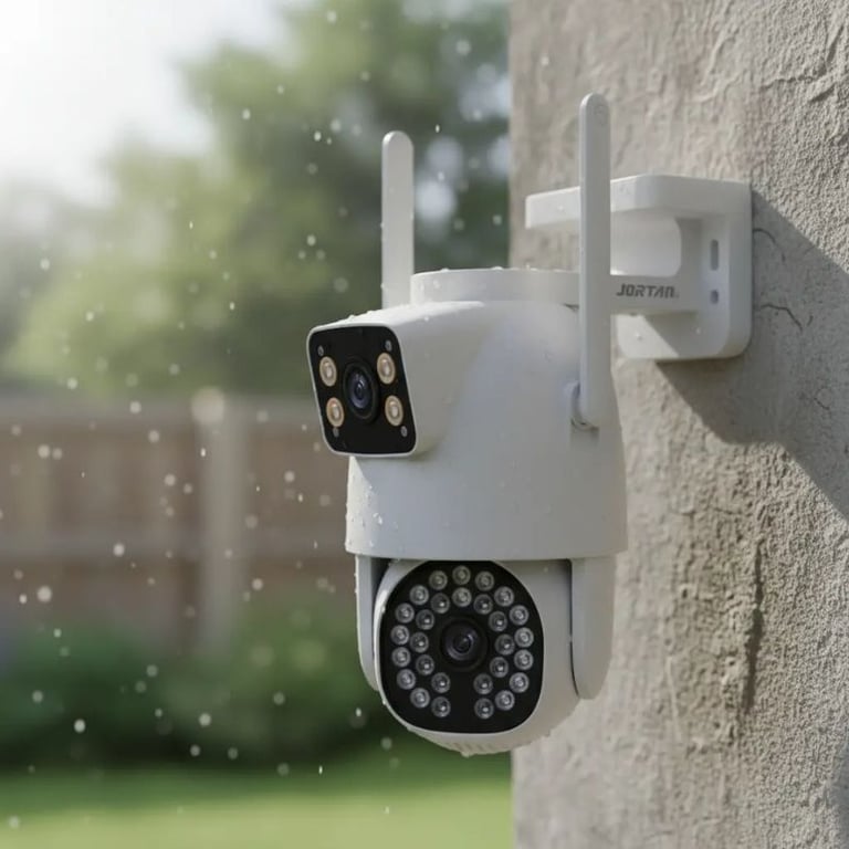 Camera de Seguranca Wifi Lente Dupla