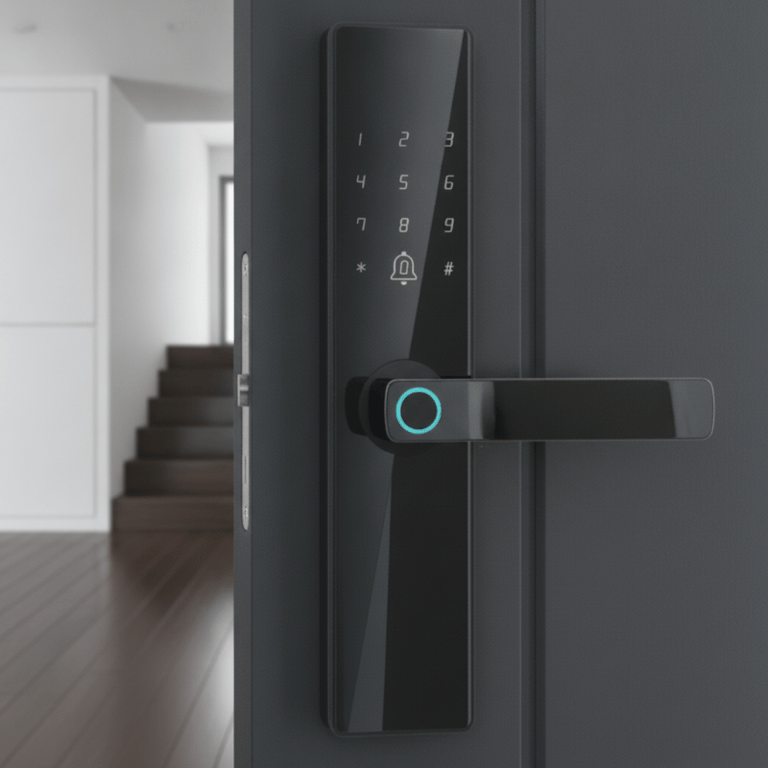 Fechadura Digital Touch Com Biometria Para Casa Escritório E Apartamento
