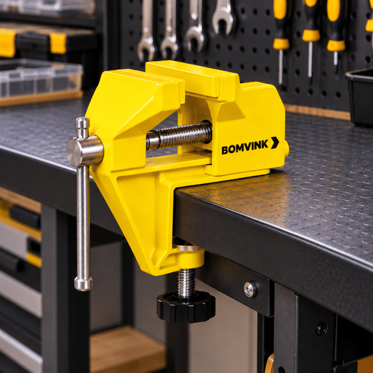 Mini Torno De Bancada 50 Milímetros Compacto E Resistente