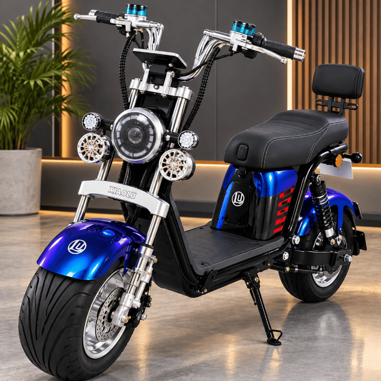 X18 Moto Elétrica Xiaolu 1000 Watts Bateria de Lítio Autonomia de 50km Por Carga Peso Máximo Suportado 200kg