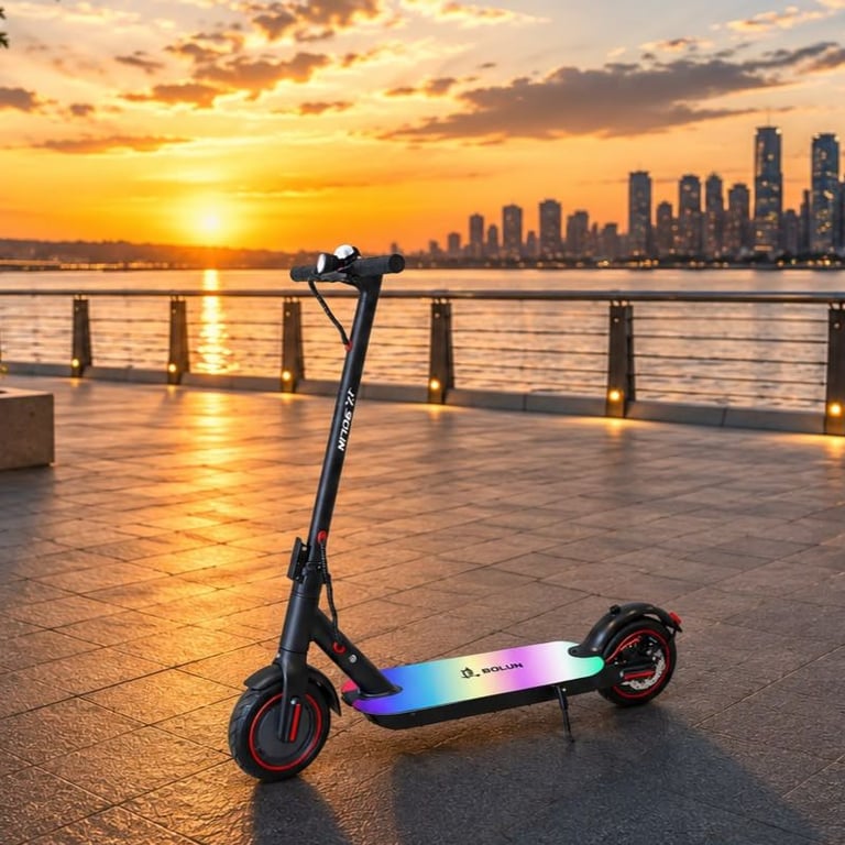 XM02 Patinete Elétrico 350W Bateria De Litio Autonomia de 28 á 30Km por Carga Peso Máximo Suportado 120Kg