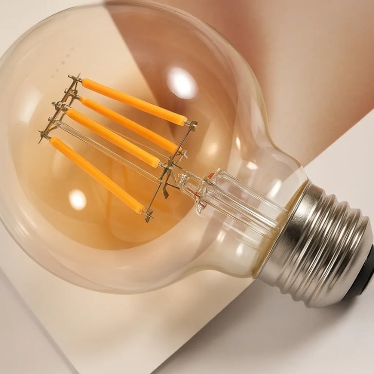 Lâmpada LED Filamento G80 2400K
