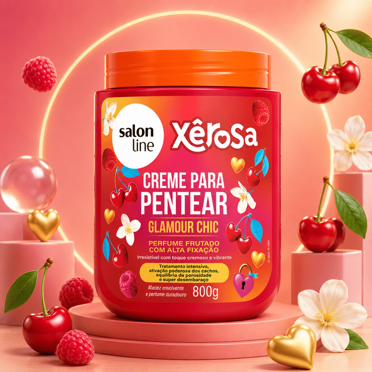 Creme Para Pentear Xêrosa Glamour Chic Salon Line 800g