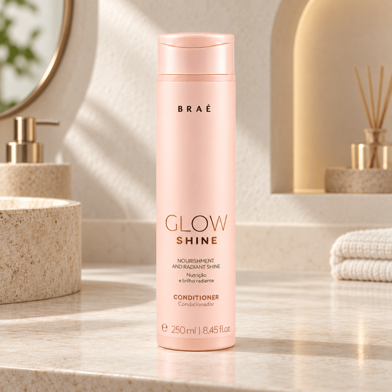 Condicionador Glow Shine Nutrição e Brilho Radiante Braé 250ml
