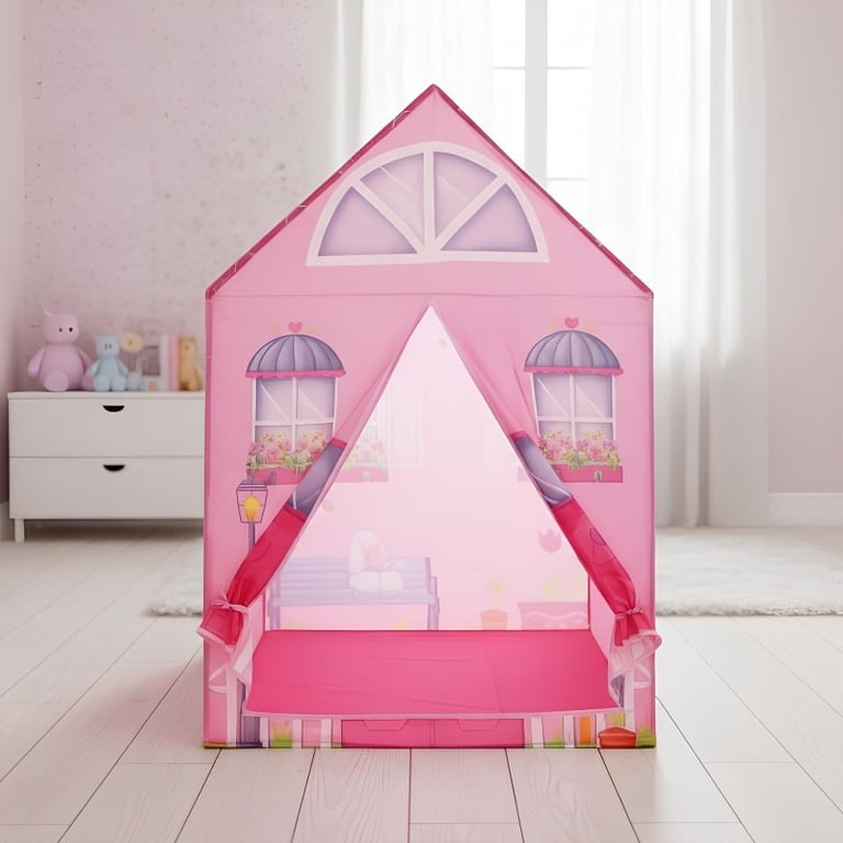 Barraca Cabana Infantil Girl House Casinha Rosa 