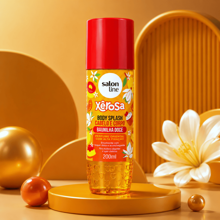 Body Splash Cabelo e Corpo Xêrosa Baunilha Doce Salon Line 200ml
