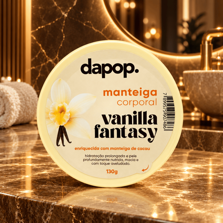 Manteiga Corporal Vanilla Fantasy Dapop 130g