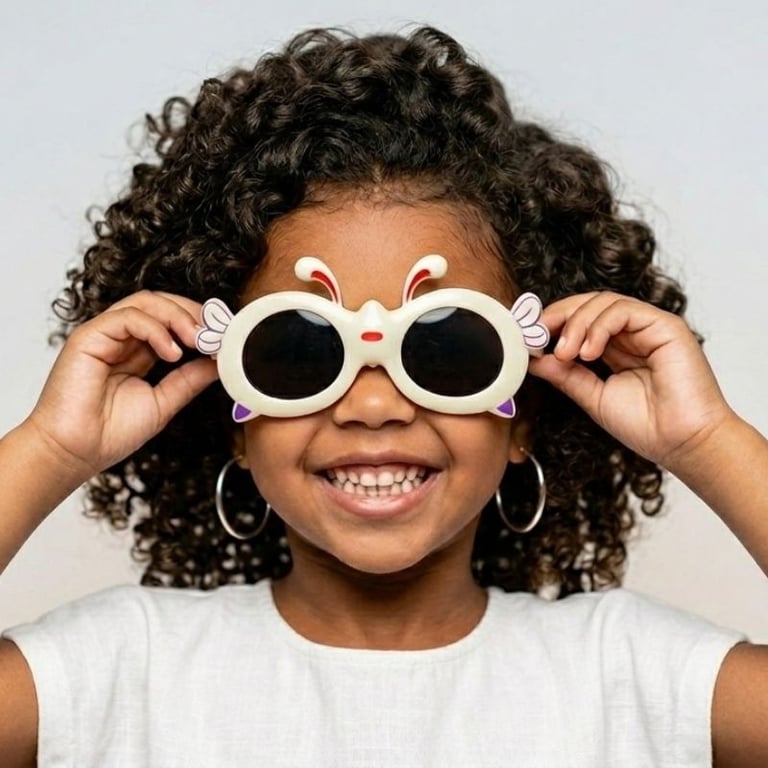 Óculos de Sol Infantil de Borboleta