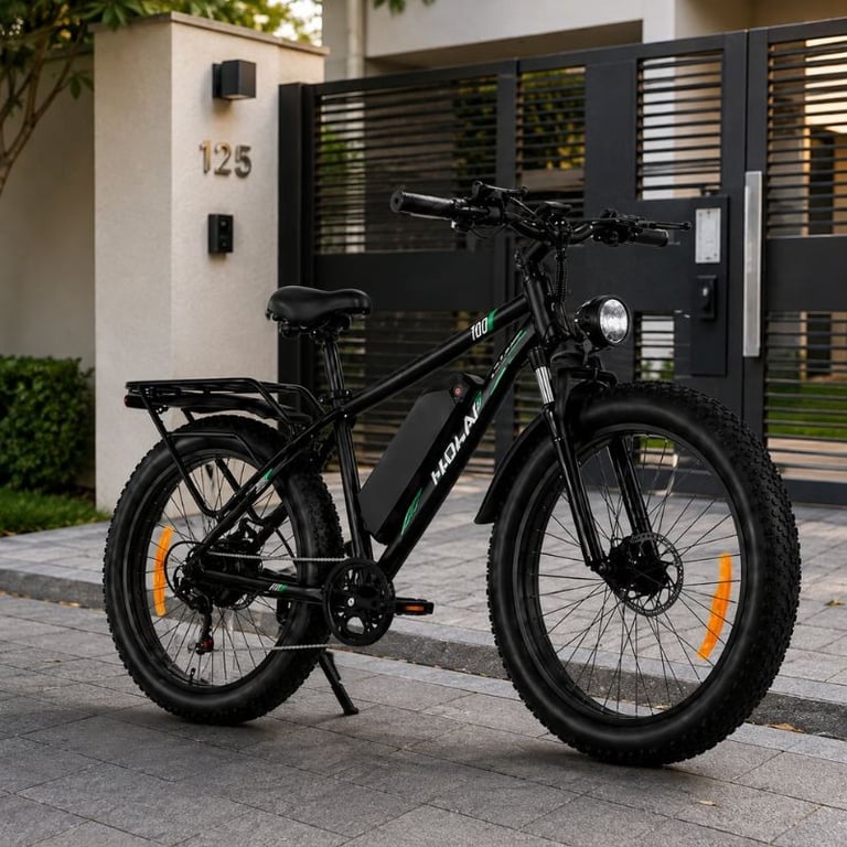 HC BK15 Bicicleta Elétrica 750 Watts Velocidade 32km Autonomia de 45 a 50km Por Carga Peso Máximo Suportado 120kg