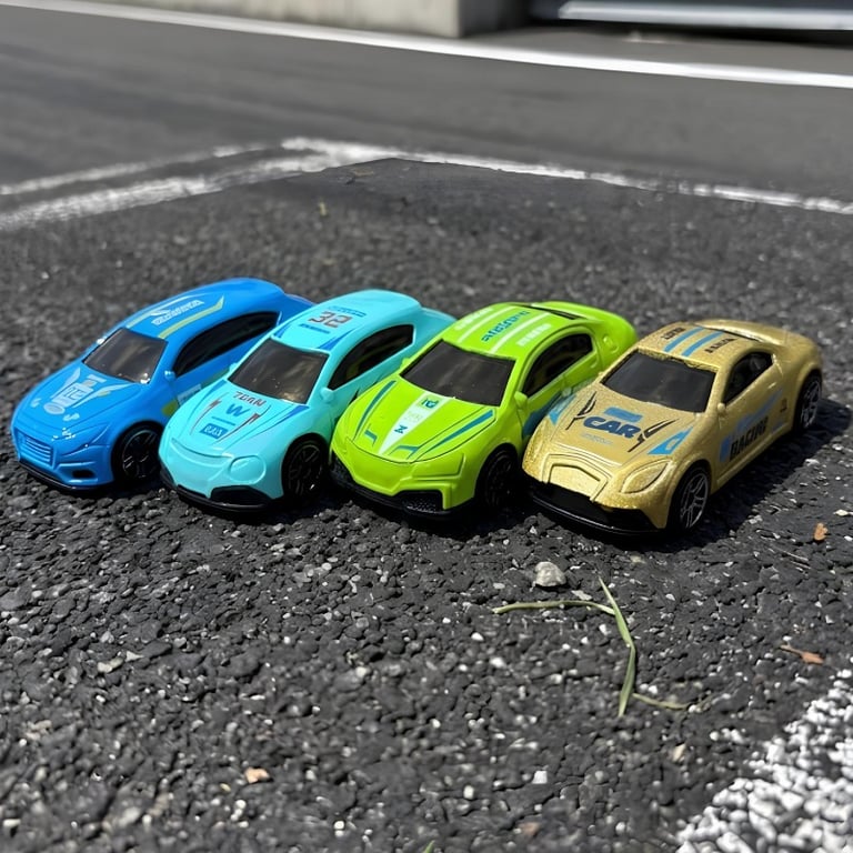 Kit 4 Super Carros Speed ​​King