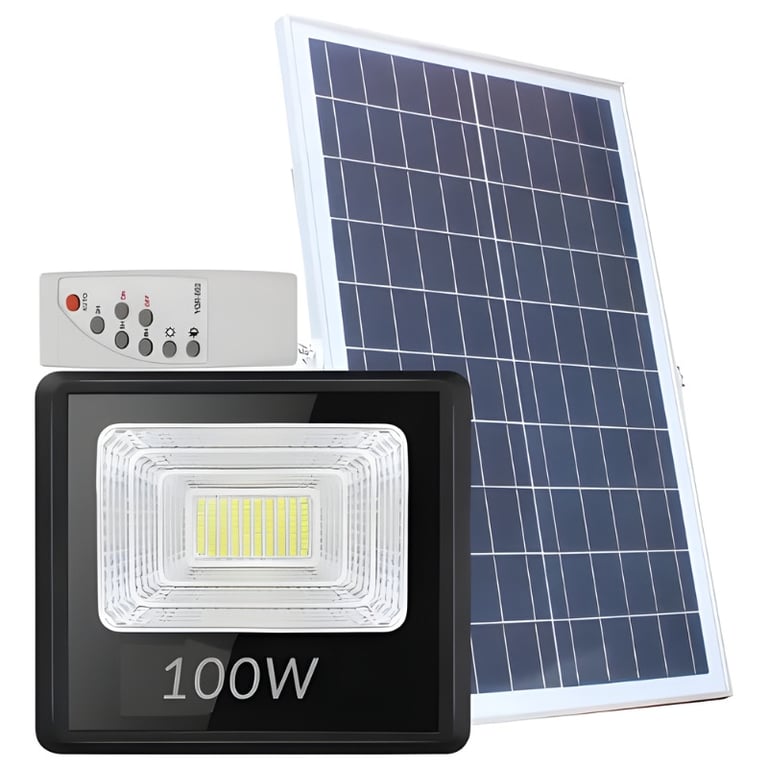 Refletor Solar 100W  IP67 Branco Frio 6500