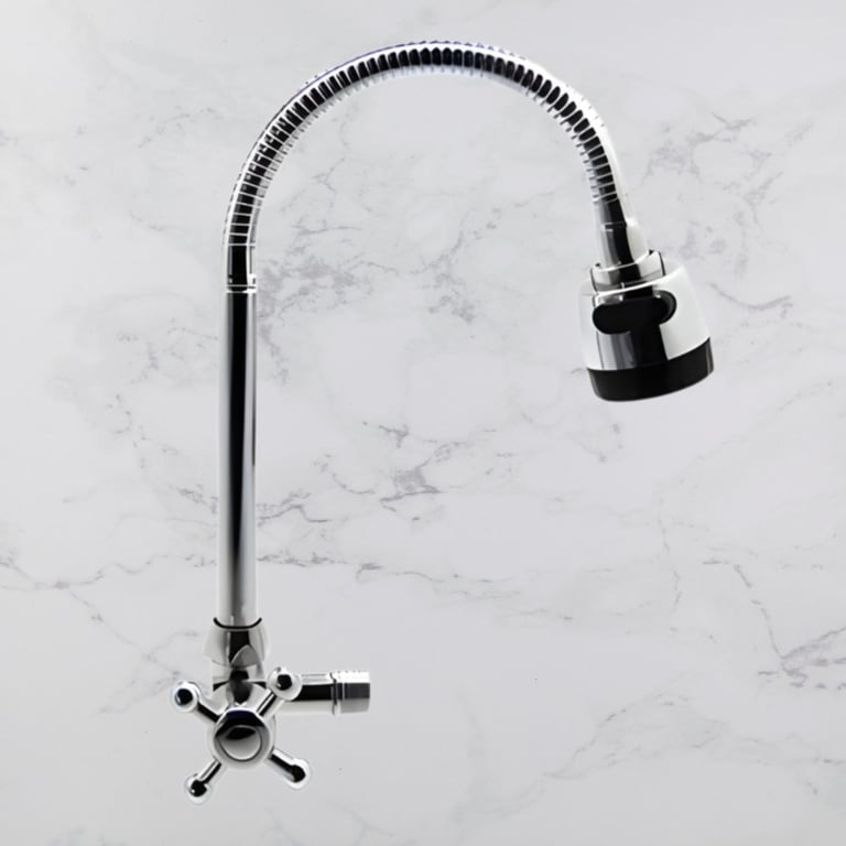 Torneira de Cozinha Flexível Cromada 