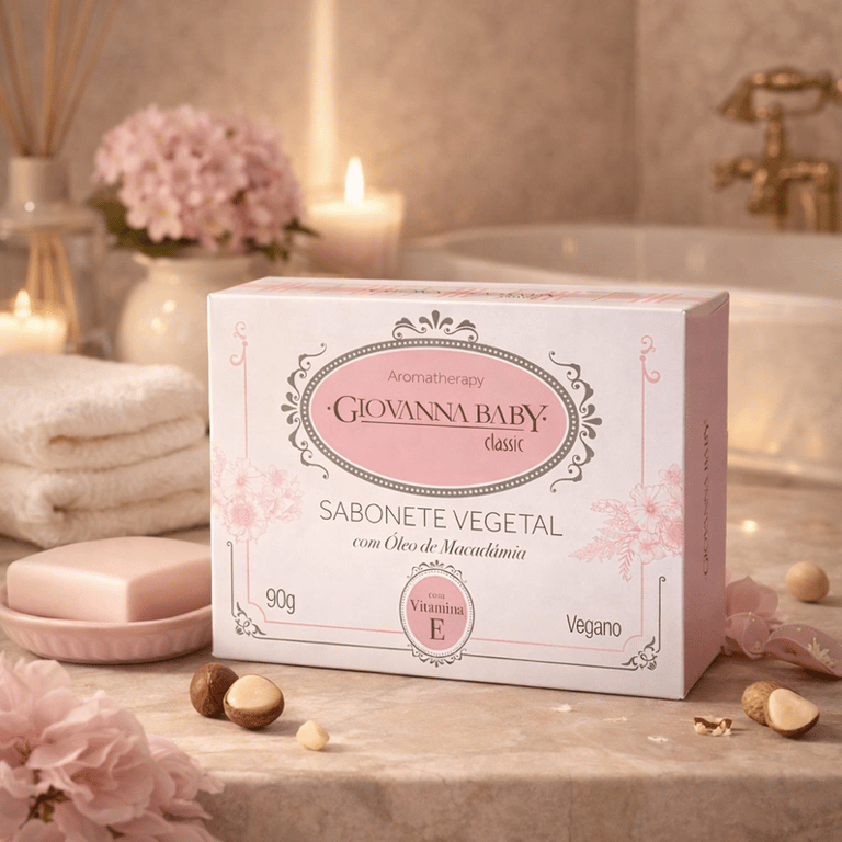 Sabonete Vegetal em Barra Classic Giovanna Baby 90g