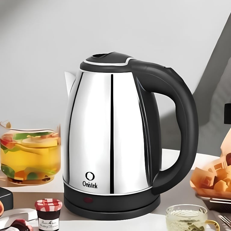 Chaleira Elétrica 1,8 Litros Inox 1500W 220V com Desligamento Automático