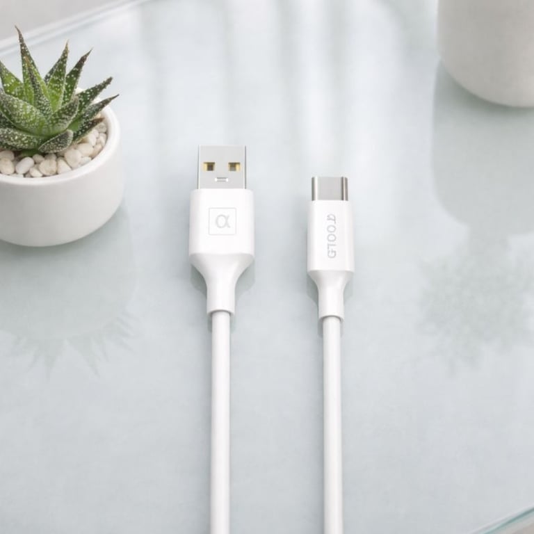 Cabo USB Tipo C  Carga Super Rápida 5A 