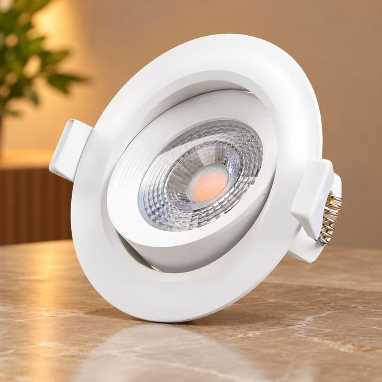Spot Embutir de Led Redondo 3000K 6500K Branco Quente Branco Frio