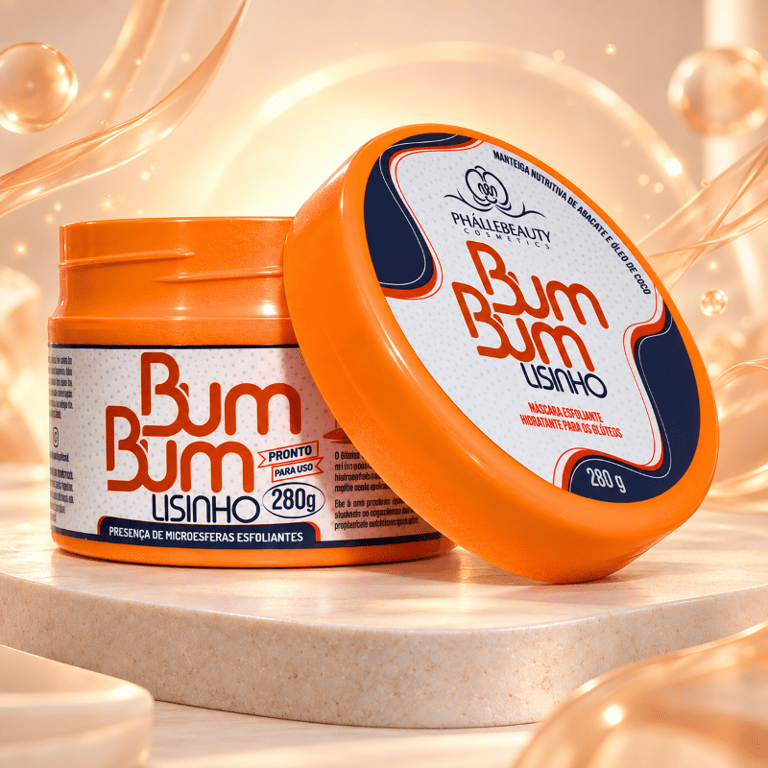 Máscara Esfoliante Hidratante BumBum Lisinho Phállebeauty 280g