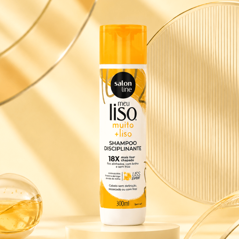 Shampoo Disciplinante Meu Liso Muito + Liso Salon Line 300ml
