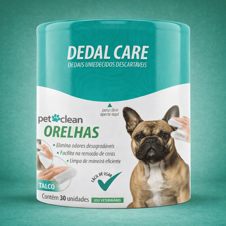 Dedal Umidificado Descartáveis Para Limpeza De Orelhas Do Pet
