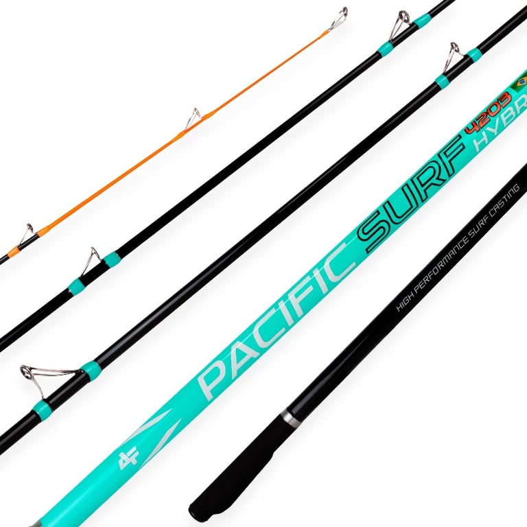 Vara de Pesca Pacific Surf Hybrid 3 Partes Surf Casting Alta Performance