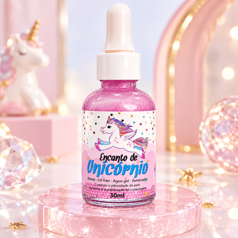Primer Oil Free Aqua Gel Iluminador Encanto De Unicórnio Phállebeauty 30ml