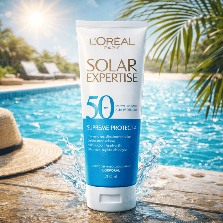 Protetor Solar Corporal Supreme Protect 4 FPS 50 Solar Expertise L'Oréal Paris 200ml