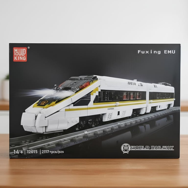 Blocos De Montar Trem Bala Com Controle Remoto 2117 Peças