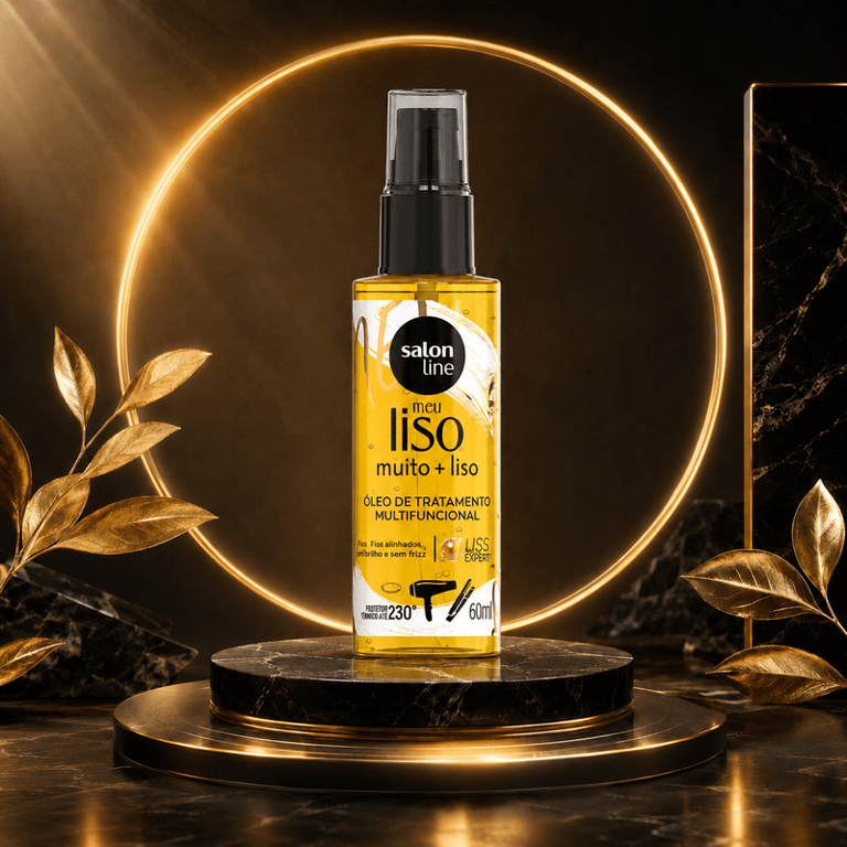 Óleo de Tratamento Multifuncional Meu Liso Muito + Liso Salon Line 60ml